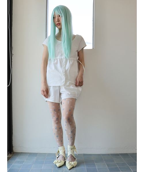 MUWM(ムウム)の「プリッツショーツ Puritsu Shorts (2カラー)(その他パンツ・レディース・ホワイト/ブラック・OS)」の7枚目の写真