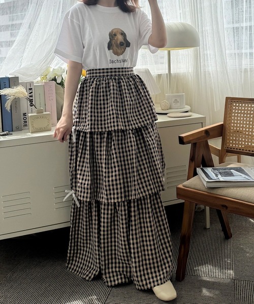 tunee(チュニー)の「ガーリーアニマルデザイン半袖Tシャツ(hsyd)(Tシャツ/カットソー・レディース・A/C/D・LARGE/MEDIUM)」の7枚目の写真