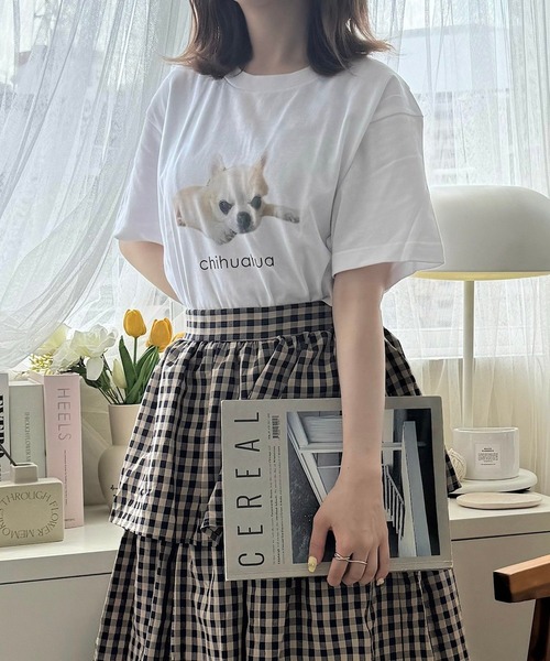 tunee(チュニー)の「ガーリーアニマルデザイン半袖Tシャツ(hsyd)(Tシャツ/カットソー・レディース・A/C/D・LARGE/MEDIUM)」の11枚目の写真