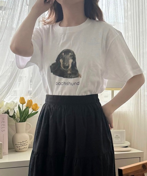 tunee(チュニー)の「ガーリーアニマルデザイン半袖Tシャツ(hsyd)(Tシャツ/カットソー・レディース・A/C/D・LARGE/MEDIUM)」の15枚目の写真