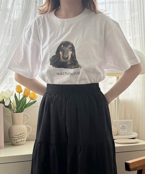 tunee(チュニー)の「ガーリーアニマルデザイン半袖Tシャツ(hsyd)(Tシャツ/カットソー・レディース・A/C/D・LARGE/MEDIUM)」の17枚目の写真