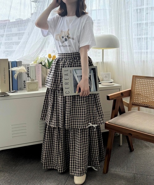 tunee(チュニー)の「ガーリーアニマルデザイン半袖Tシャツ(hsyd)(Tシャツ/カットソー・レディース・A/C/D・LARGE/MEDIUM)」の21枚目の写真