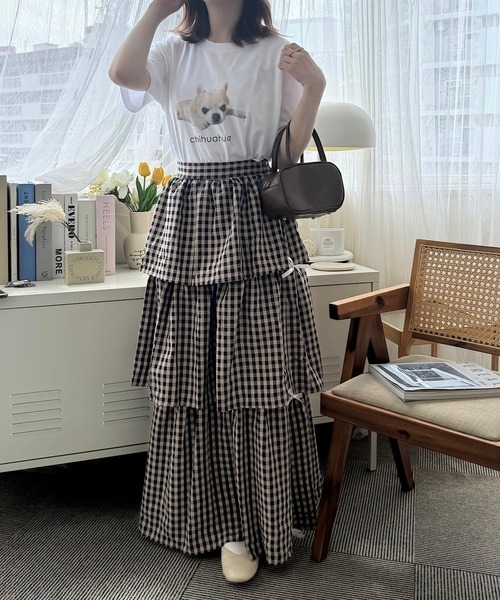 tunee(チュニー)の「ガーリーアニマルデザイン半袖Tシャツ(hsyd)(Tシャツ/カットソー・レディース・A/C/D・LARGE/MEDIUM)」の22枚目の写真