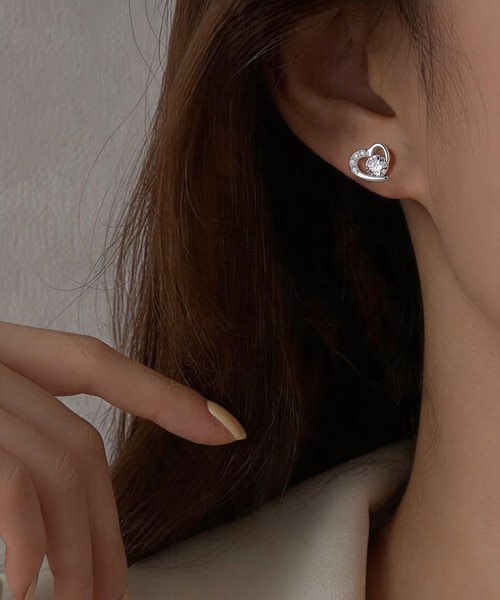 LA VORAGINE(ラ ヴォラジネ)の「ジルコニア ピアス 5 色展開 アレルギー対応(ピアス(両耳用)・レディース・D/C/B/A/F/E・FREE)」の22枚目の写真