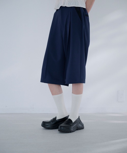 Nora Lily elle(ノラリリーエル)の「hidden shorts(その他パンツ・レディース・ネイビー/グレー・FREE)」の2枚目の写真