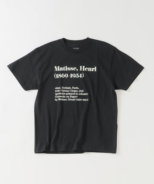 EDIFICE（エディフィス）の「Henri Matisse （マティス）別注 JAZZ Tシャツ（Tシャツ/カットソー・メンズ・ホワイト/ブラック/ブラックミックス/ブラック系その他/ホワイト×ホワイト/ホワイト系その他・MEDIUM/LARGE）」の6枚目の写真