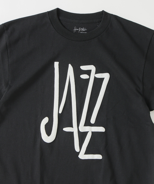 EDIFICE（エディフィス）の「Henri Matisse （マティス）別注 JAZZ Tシャツ（Tシャツ/カットソー・メンズ・ホワイト/ブラック/ブラックミックス/ブラック系その他/ホワイト×ホワイト/ホワイト系その他・MEDIUM/LARGE）」の8枚目の写真