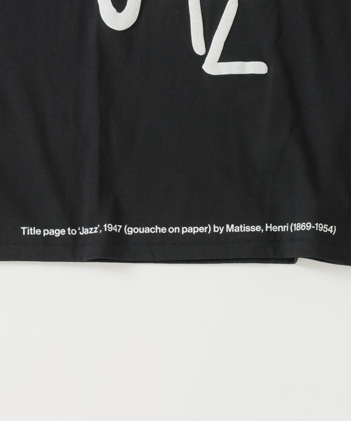 EDIFICE（エディフィス）の「Henri Matisse （マティス）別注 JAZZ Tシャツ（Tシャツ/カットソー・メンズ・ホワイト/ブラック/ブラックミックス/ブラック系その他/ホワイト×ホワイト/ホワイト系その他・MEDIUM/LARGE）」の9枚目の写真