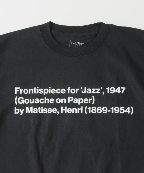 EDIFICE（エディフィス）の「Henri Matisse （マティス）別注 JAZZ Tシャツ（Tシャツ/カットソー・メンズ・ホワイト/ブラック/ブラックミックス/ブラック系その他/ホワイト×ホワイト/ホワイト系その他・MEDIUM/LARGE）」の14枚目の写真