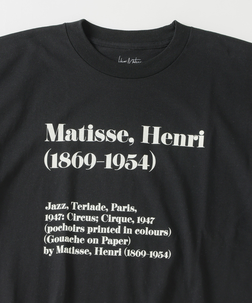 EDIFICE（エディフィス）の「Henri Matisse （マティス）別注 JAZZ Tシャツ（Tシャツ/カットソー・メンズ・ホワイト/ブラック/ブラックミックス/ブラック系その他/ホワイト×ホワイト/ホワイト系その他・MEDIUM/LARGE）」の21枚目の写真