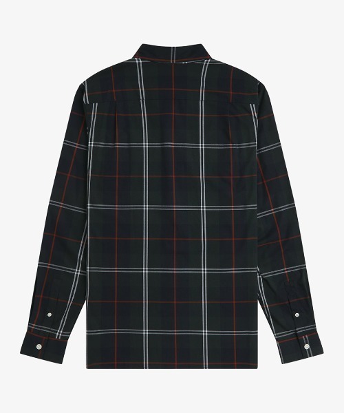 FRED PERRY(フレッドペリー)の「【先行予約受付中】Poplin Tartan Shirt/ポプリンタータンチェックシャツ(シャツ/ブラウス・メンズ・ダークグリーン・S/L/M)」の8枚目の写真
