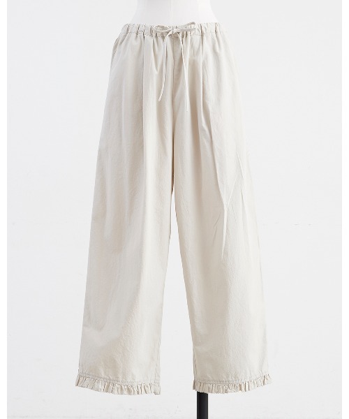 HEAVENLY(ヘブンリー)の「【 HEAVENLY / ヘブンリー 】 Cotton Lawn Frill Hem Easy Pants / コットンローン フリルヘム イージーパンツ 2636091 DLI(その他パンツ・レディース・ブラック/ライトグレー・FREE)」の16枚目の写真