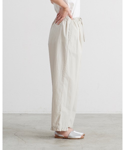 HEAVENLY(ヘブンリー)の「【 HEAVENLY / ヘブンリー 】 Cotton Lawn Frill Hem Easy Pants / コットンローン フリルヘム イージーパンツ 2636091 DLI(その他パンツ・レディース・ブラック/ライトグレー・FREE)」の6枚目の写真
