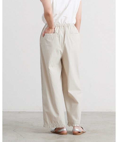 HEAVENLY(ヘブンリー)の「【 HEAVENLY / ヘブンリー 】 Cotton Lawn Frill Hem Easy Pants / コットンローン フリルヘム イージーパンツ 2636091 DLI(その他パンツ・レディース・ブラック/ライトグレー・FREE)」の7枚目の写真