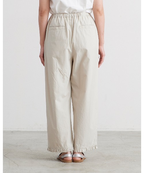 HEAVENLY(ヘブンリー)の「【 HEAVENLY / ヘブンリー 】 Cotton Lawn Frill Hem Easy Pants / コットンローン フリルヘム イージーパンツ 2636091 DLI(その他パンツ・レディース・ブラック/ライトグレー・FREE)」の10枚目の写真