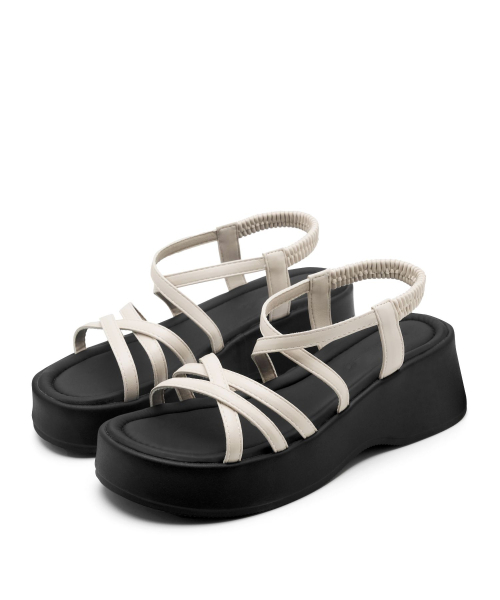 SPUR（シュプール）の「デューン マルチストラップサンダル ストラップサンダル 6.5cm -WS9054 (3カラー)（サンダル・レディース・ブラック/シルバー/アイボリー・25cm/24.5cm/24cm/23.5cm/23cm/22.5cm）」の6枚目の写真