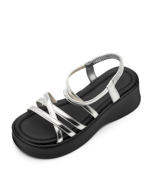 SPUR（シュプール）の「デューン マルチストラップサンダル ストラップサンダル 6.5cm -WS9054 (3カラー)（サンダル・レディース・ブラック/シルバー/アイボリー・25cm/24.5cm/24cm/23.5cm/23cm/22.5cm）」の9枚目の写真