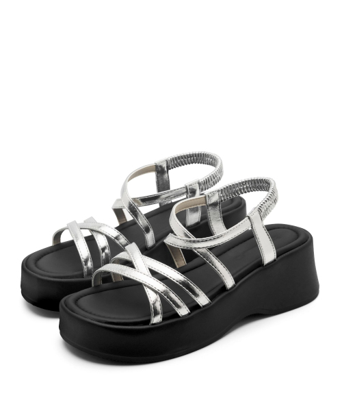 SPUR（シュプール）の「デューン マルチストラップサンダル ストラップサンダル 6.5cm -WS9054 (3カラー)（サンダル・レディース・ブラック/シルバー/アイボリー・25cm/24.5cm/24cm/23.5cm/23cm/22.5cm）」の11枚目の写真