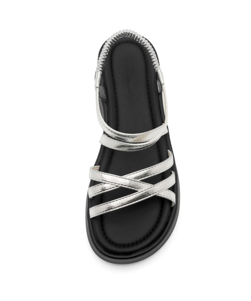 SPUR（シュプール）の「デューン マルチストラップサンダル ストラップサンダル 6.5cm -WS9054 (3カラー)（サンダル・レディース・ブラック/シルバー/アイボリー・25cm/24.5cm/24cm/23.5cm/23cm/22.5cm）」の5枚目の写真