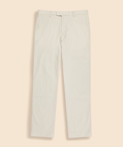 BROOKS BROTHERS(ブルックスブラザーズ)の「Performance Series コットンブレンド プレーンフロント トラウザーズ(チノパンツ・メンズ・ベージュ・31inch/36inch/33inch/35inch)」の1枚目の写真