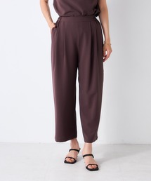 【セットアップで着られる】さらさらジョーゼットワイドパンツ