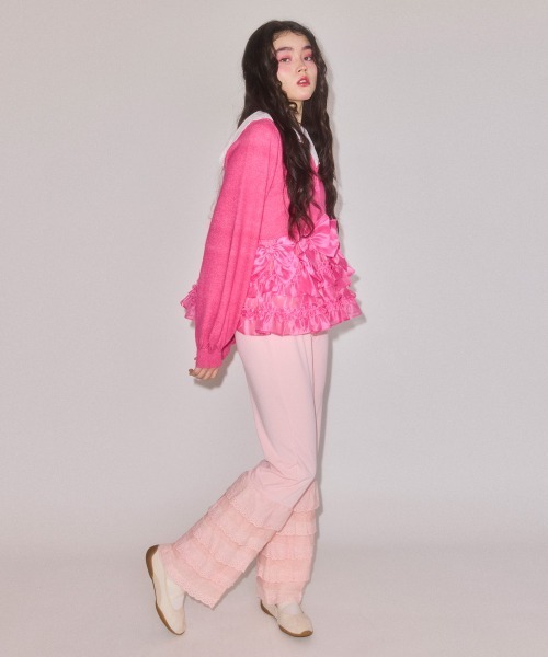 Candy Stripper(キャンディストリッパー)の「LACY パンツ(その他パンツ・レディース・ピンク/オフホワイト/ブラック・FREE)」の6枚目の写真