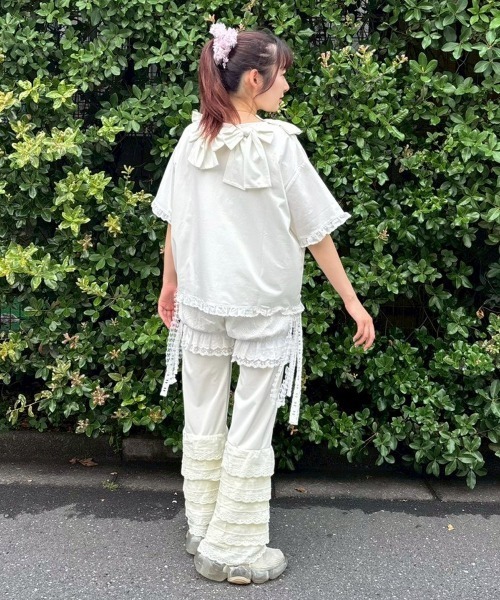 Candy Stripper(キャンディストリッパー)の「LACY パンツ(その他パンツ・レディース・ピンク/オフホワイト/ブラック・FREE)」の14枚目の写真