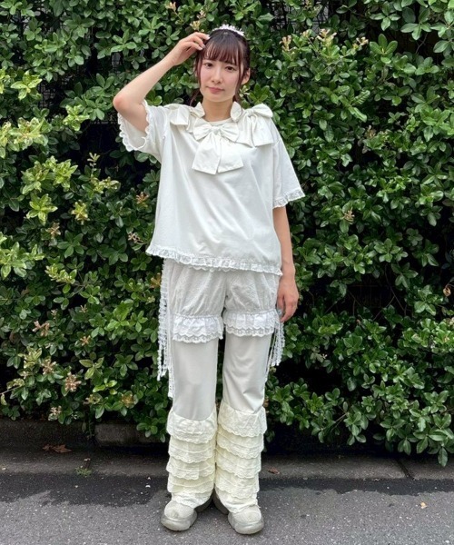 Candy Stripper(キャンディストリッパー)の「LACY パンツ(その他パンツ・レディース・ピンク/オフホワイト/ブラック・FREE)」の11枚目の写真