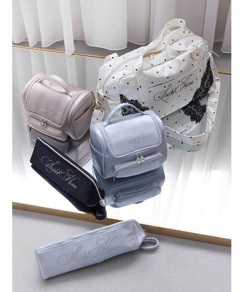 SNIDEL HOME(スナイデルホーム)の「【WEB限定カラーあり】ビジューロゴキャリーオンバッグ(トートバッグ・レディース・ピンクベージュ/ライトブルー/アイボリー/ブラック・F)」の12枚目の写真