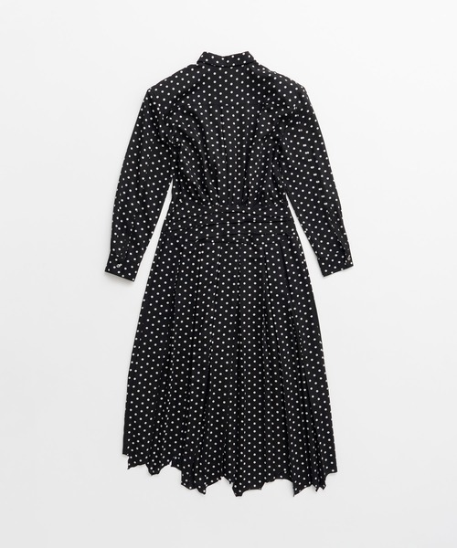 PRANK PROJECT(プランクプロジェクト)の「【2026Autumn Pre-Order】アシンメトリカルプリーツドットドレス / Asymmetrical Pleated Dot Dress(ワンピース・レディース・マルチ・38/36)」の5枚目の写真