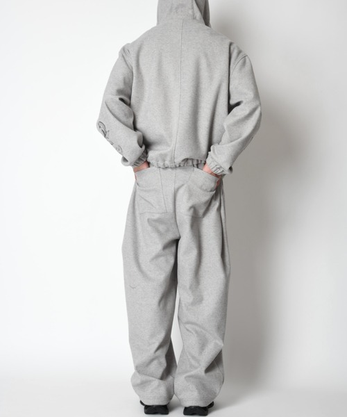 SUPERTHANKS(スーパーサンクス)の「<オリジナル刺繍>ウール調ストレッチサイドタックバルーンパンツStretch wool like Side-tuck balloon pants(その他パンツ・メンズ・ブラック/グレー・L/M/S)」の10枚目の写真