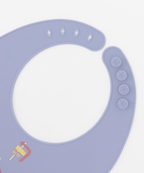 petit main(プティマイン)の「お食事シリコンBIB(スタイ/よだれかけ・キッズ・ベージュ/ライトピンク/ブルー系その他2/ラベンダー・F)」の9枚目の写真