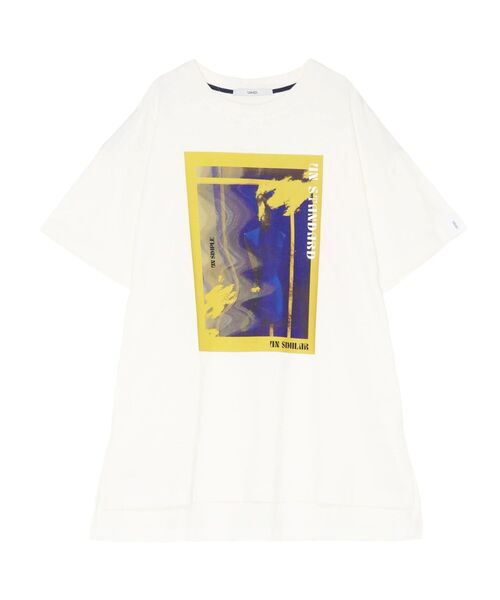 UN3D.(アンスリード)の「TORSO GRAPHIC T-SH / トルソーグラフィックTシャツ(Tシャツ/カットソー・レディース・ホワイト/ブラック・FREE)」の2枚目の写真