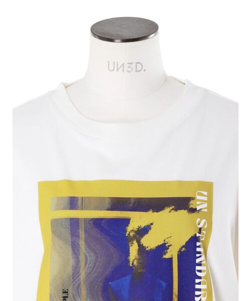 UN3D.(アンスリード)の「TORSO GRAPHIC T-SH / トルソーグラフィックTシャツ(Tシャツ/カットソー・レディース・ホワイト/ブラック・FREE)」の13枚目の写真