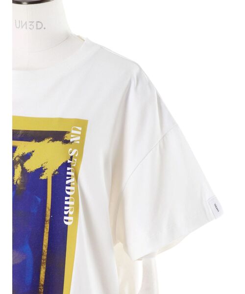 UN3D.(アンスリード)の「TORSO GRAPHIC T-SH / トルソーグラフィックTシャツ(Tシャツ/カットソー・レディース・ホワイト/ブラック・FREE)」の14枚目の写真