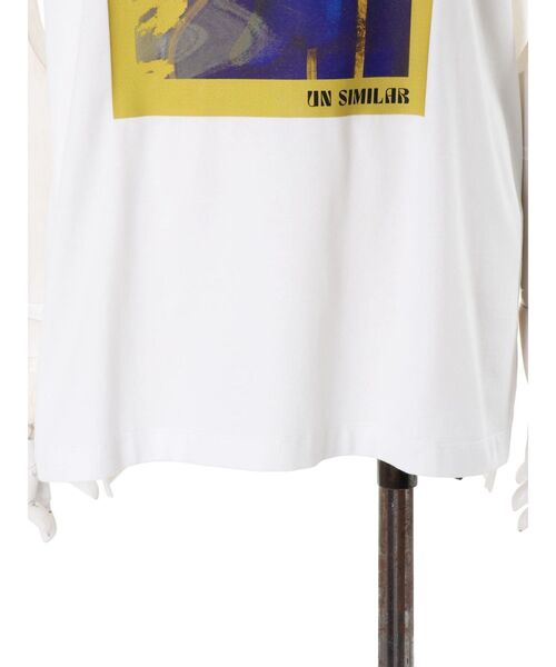 UN3D.(アンスリード)の「TORSO GRAPHIC T-SH / トルソーグラフィックTシャツ(Tシャツ/カットソー・レディース・ホワイト/ブラック・FREE)」の15枚目の写真