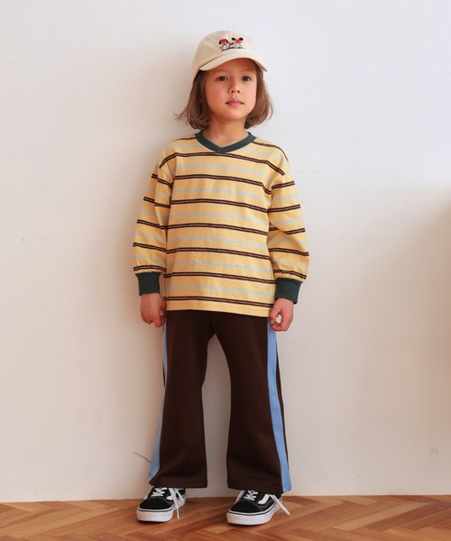 Ocean&Ground(オーシャン&グラウンド)の「トラックパンツ(スウェットパンツ・キッズ・ダークグリーン/ブラウン/マスタード・130/140/90/100/110/120)」の8枚目の写真