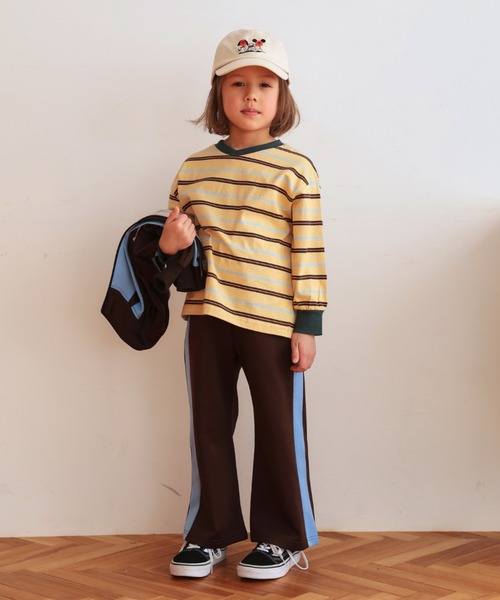 Ocean&Ground(オーシャン&グラウンド)の「トラックパンツ(スウェットパンツ・キッズ・ダークグリーン/ブラウン/マスタード・130/140/90/100/110/120)」の11枚目の写真