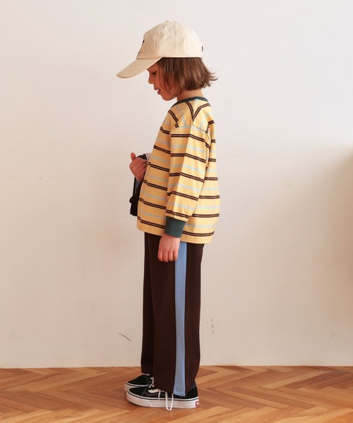Ocean&Ground(オーシャン&グラウンド)の「トラックパンツ(スウェットパンツ・キッズ・ダークグリーン/ブラウン/マスタード・130/140/90/100/110/120)」の12枚目の写真
