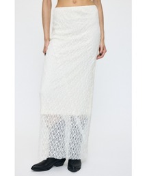 SHEER LACE ロングスカート