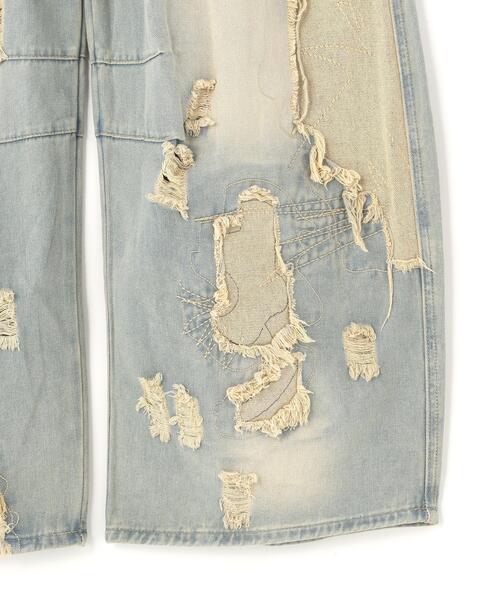 SIS(エスアイエス)の「SIS/エスアイエス/Layred Crush Denim(デニムパンツ・レディース・その他4・L/M)」の6枚目の写真