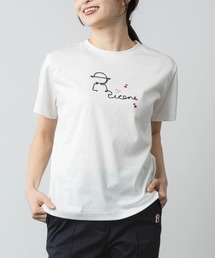チェーン刺繍UV冷感Tシャツ