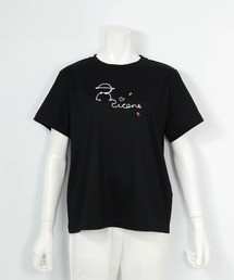チェーン刺繍UV冷感Tシャツ