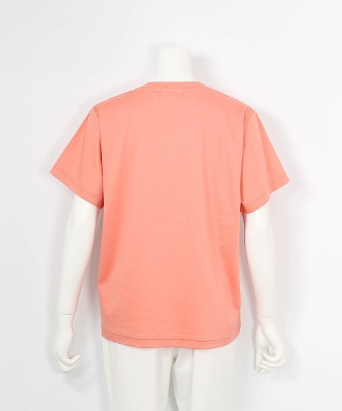 Picone CLUB(ピッコーネクラブ)の「チェーン刺繍UV冷感Tシャツ(その他トップス・レディース・ライトオレンジ系/ブラック/ホワイト・13号/11号/9号)」の7枚目の写真
