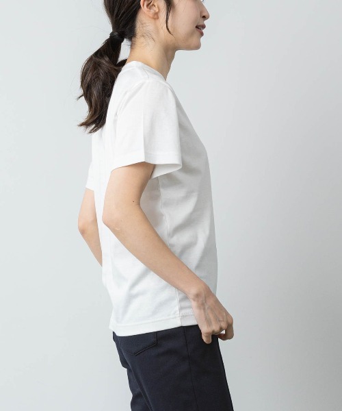 Picone CLUB(ピッコーネクラブ)の「チェーン刺繍UV冷感Tシャツ(その他トップス・レディース・ライトオレンジ系/ブラック/ホワイト・13号/11号/9号)」の13枚目の写真