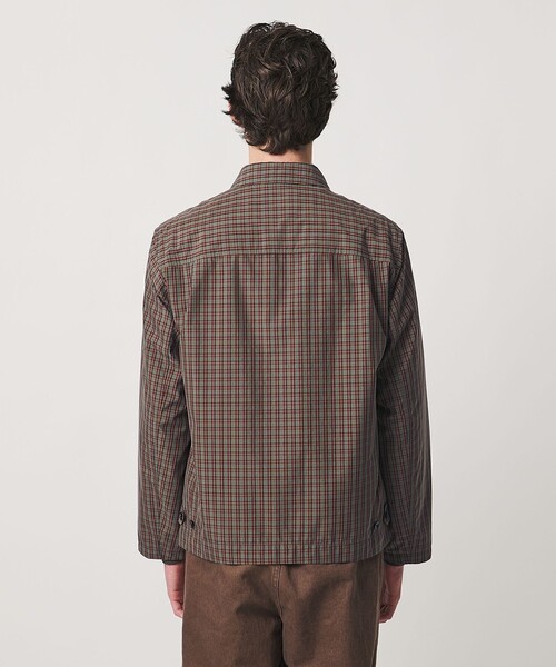 UNITED ARROWS(ユナイテッドアローズ)の「オータム チェック ジップブルゾン(ブルゾン・メンズ・ダークブラウン/ベージュ・XL/M/L/S)」の6枚目の写真