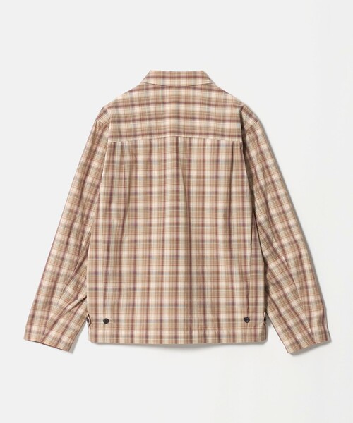UNITED ARROWS(ユナイテッドアローズ)の「オータム チェック ジップブルゾン(ブルゾン・メンズ・ダークブラウン/ベージュ・XL/M/L/S)」の8枚目の写真
