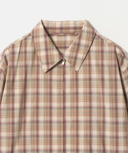 UNITED ARROWS(ユナイテッドアローズ)の「オータム チェック ジップブルゾン(ブルゾン・メンズ・ダークブラウン/ベージュ・XL/M/L/S)」の9枚目の写真
