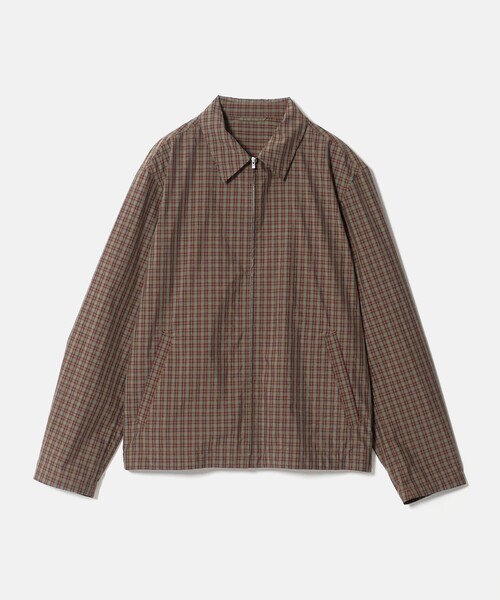 UNITED ARROWS(ユナイテッドアローズ)の「オータム チェック ジップブルゾン(ブルゾン・メンズ・ダークブラウン/ベージュ・XL/M/L/S)」の15枚目の写真