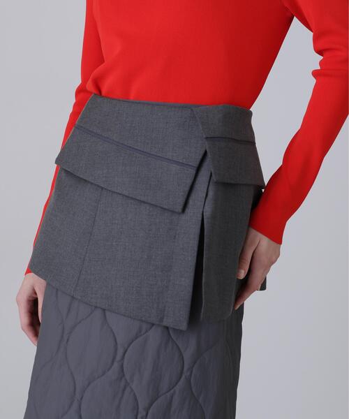 ADORE(アドーア)の「◆スーパーライトナイロンスカート(スカート・レディース・ブラック/グレー・38)」の13枚目の写真
